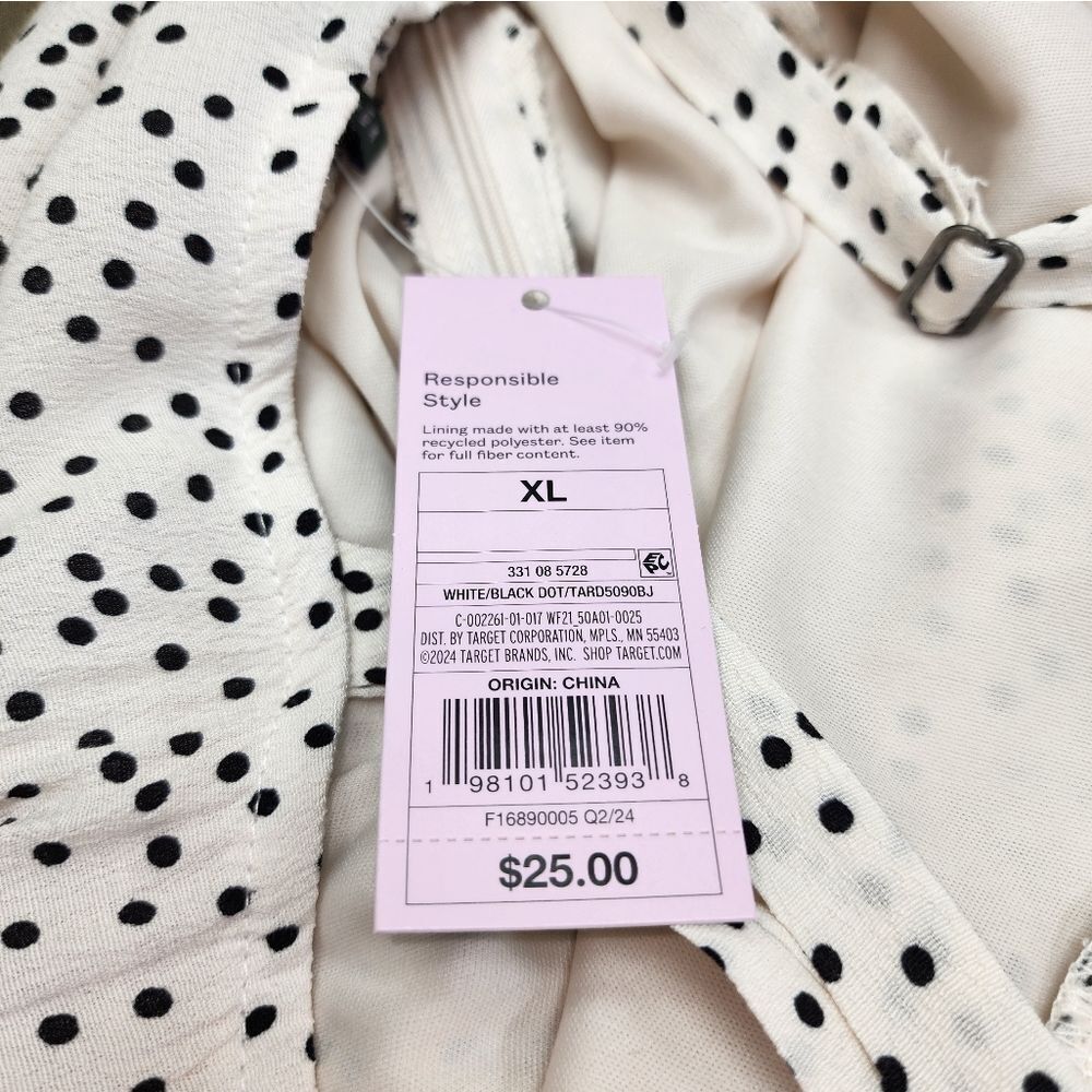 NWT WILD FABLE SPOTTED DRESS - Picture 7 of 8